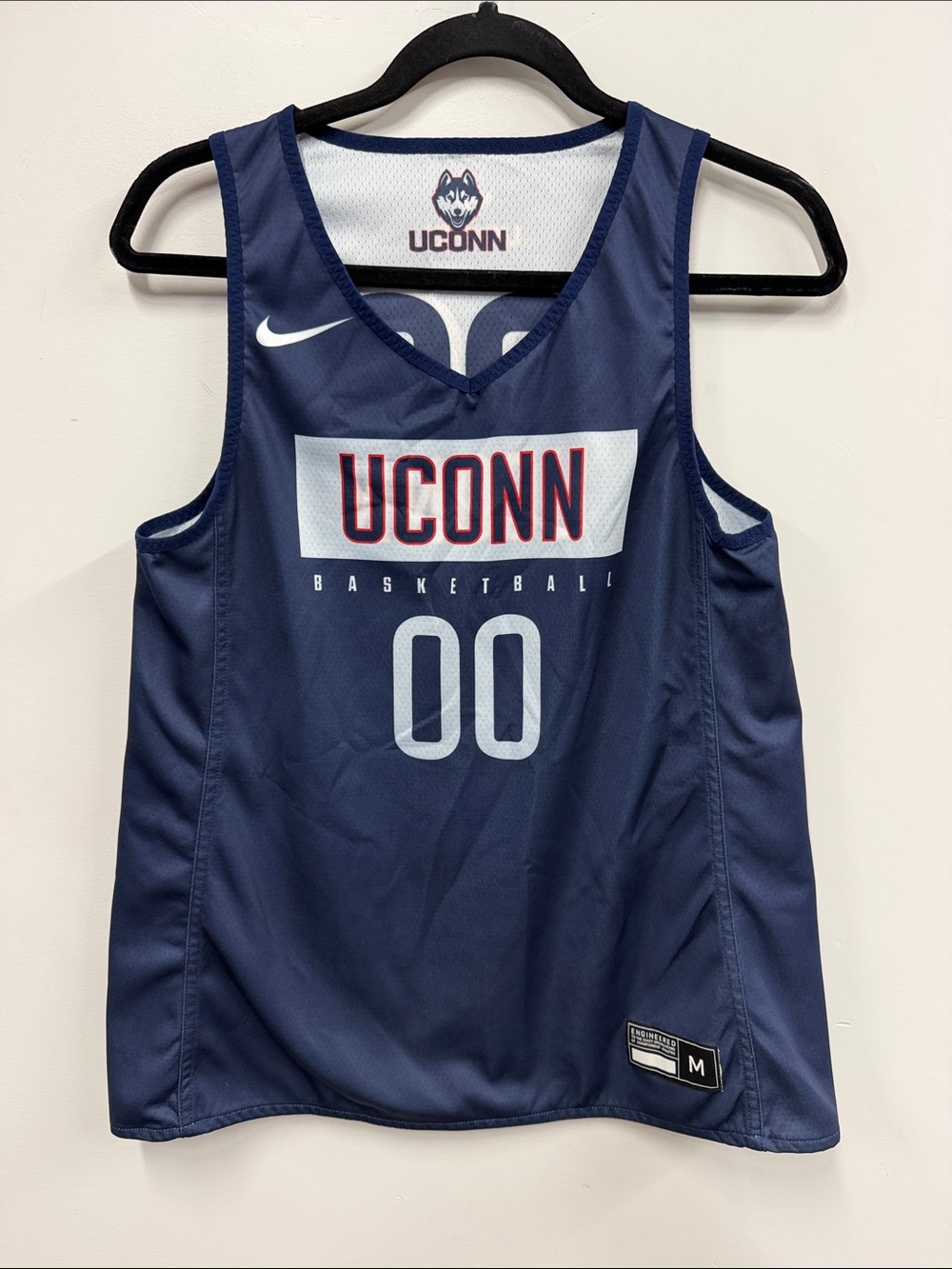Nike UCONN Navy Blue Basketball Jersey with 00 size M